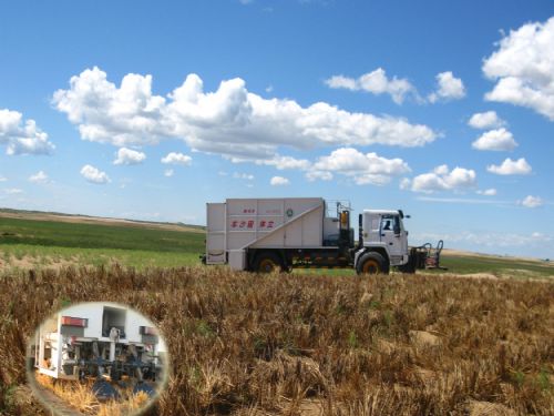 甘肅建投新能源公司治沙設(shè)備研發(fā)有進展